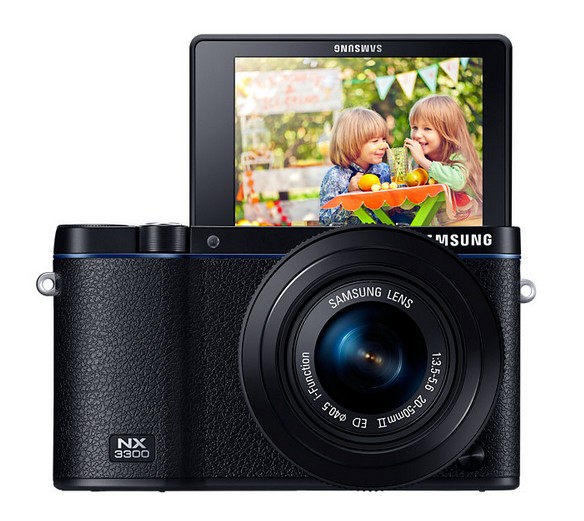 三星NX3300(20-50mm)翻转屏自拍微单 15倍美颜相机